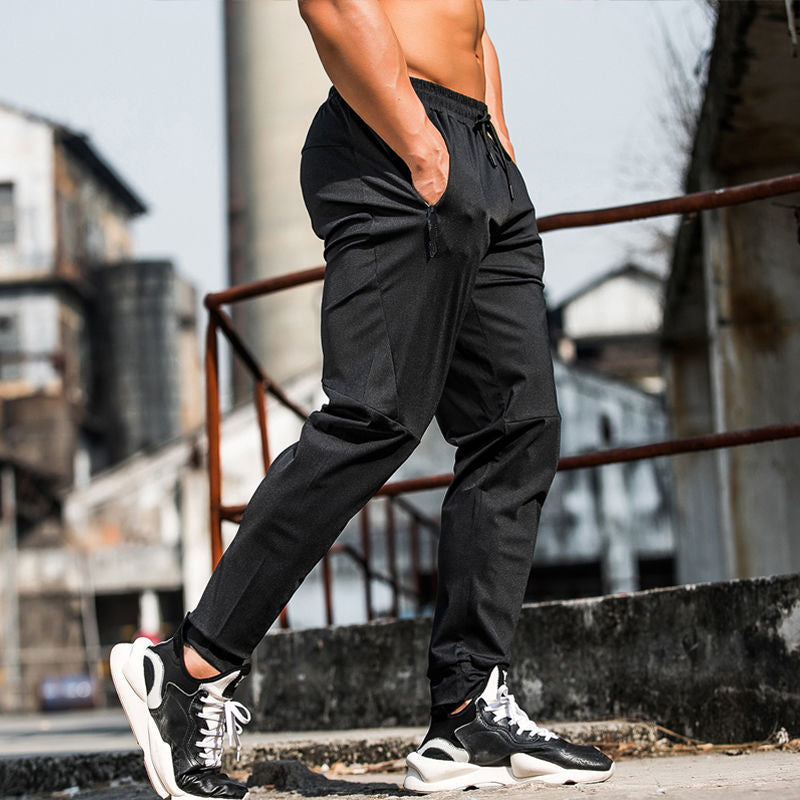 Heren sportbroek – Ademende stof – 4-way stretch – Slim fit