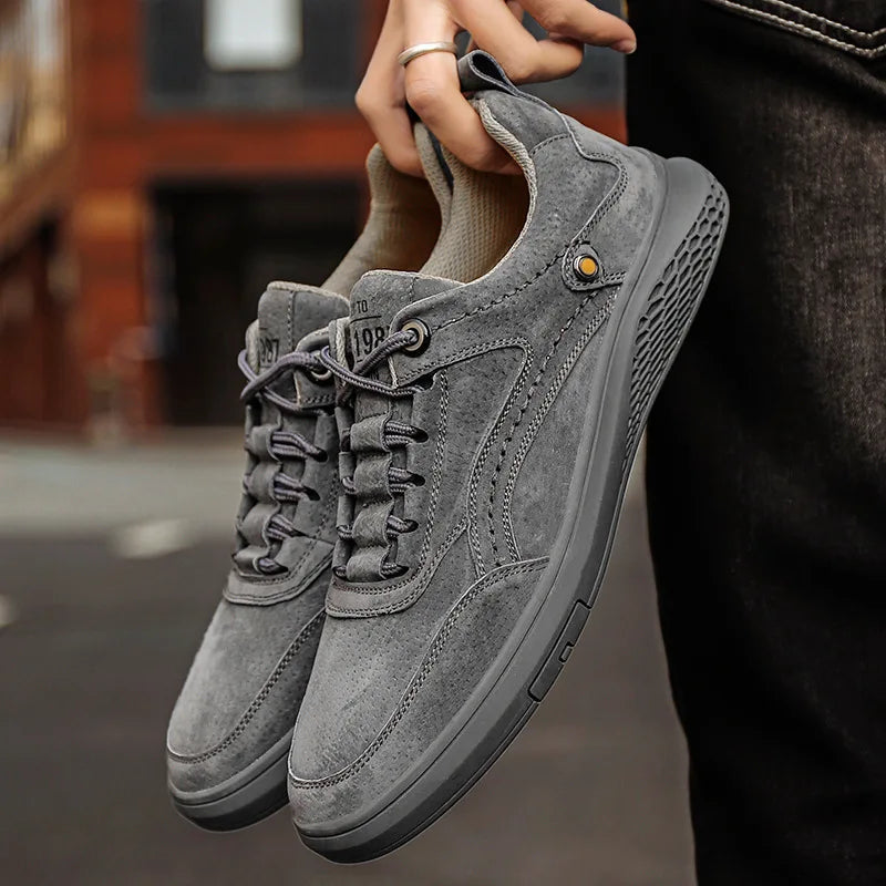 Suède sneakers voor heren – Hoogwaardig materiaal – Lichtgewicht – Veelzijdige stijl