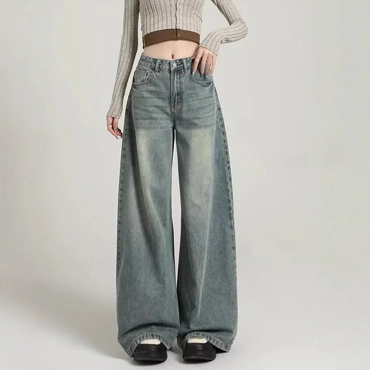 Damesjeans – Baggy fit – Hoge taille – Stijlvol ontwerp