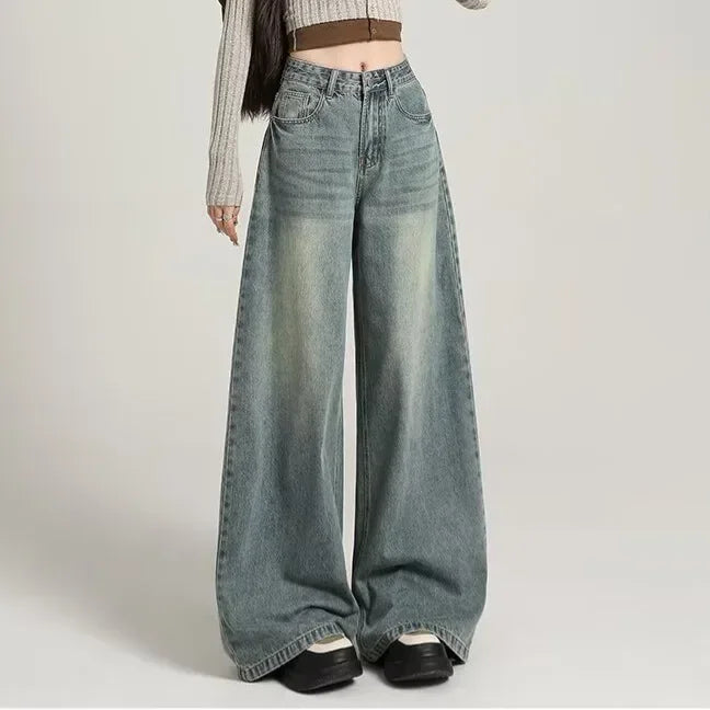 Damesjeans – Baggy fit – Hoge taille – Stijlvol ontwerp