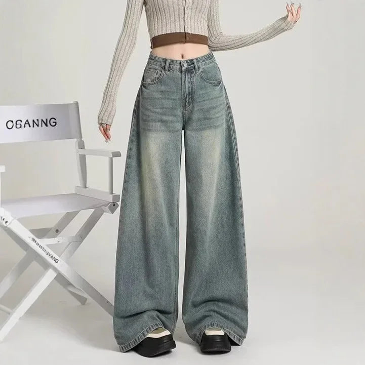 Damesjeans – Baggy fit – Hoge taille – Stijlvol ontwerp
