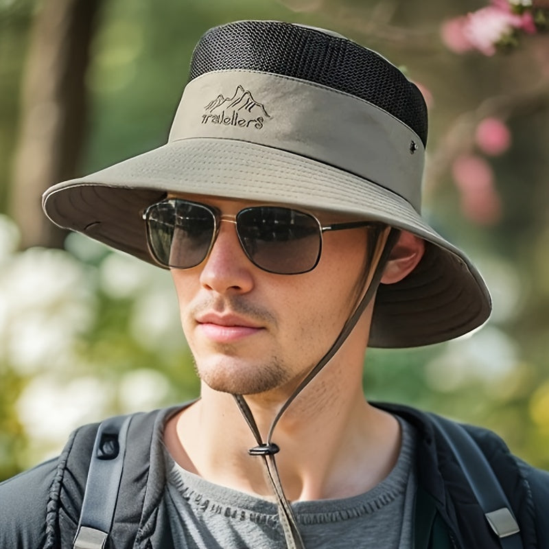 Unisex safarihoed – bescherming tegen de zon – luchtig ontwerp – winddichte pasvorm