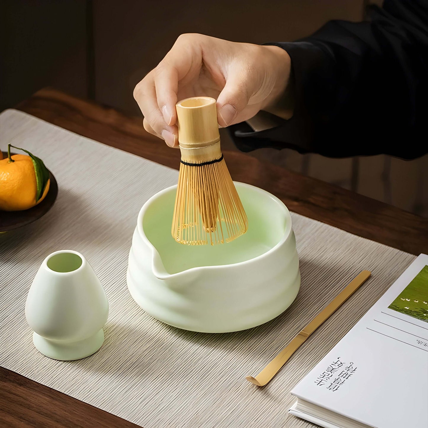 Traditionele Matcha Set Thuis
