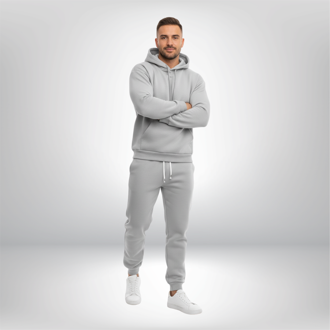 Trainingspakset voor heren - Sporthoodie en broek