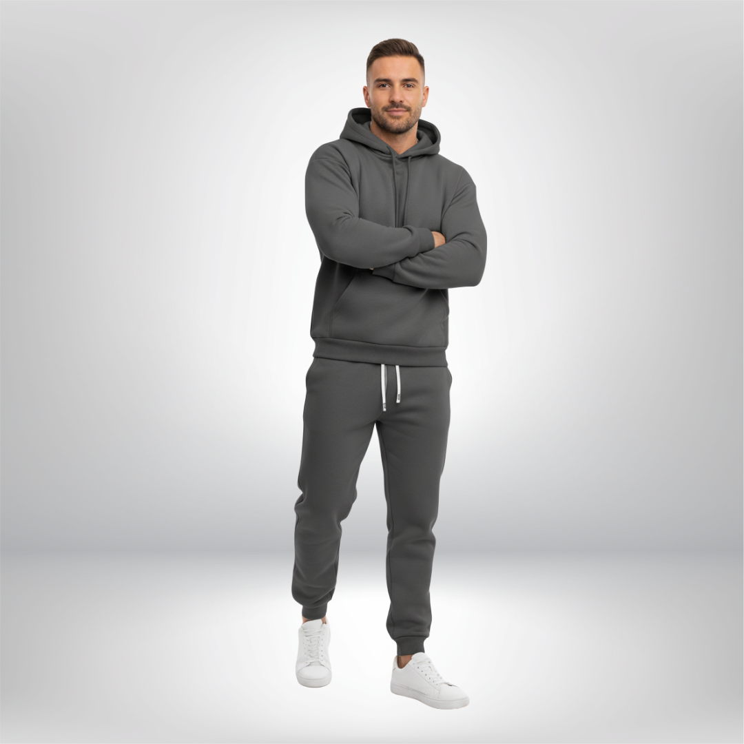 Trainingspakset voor heren - Sporthoodie en broek