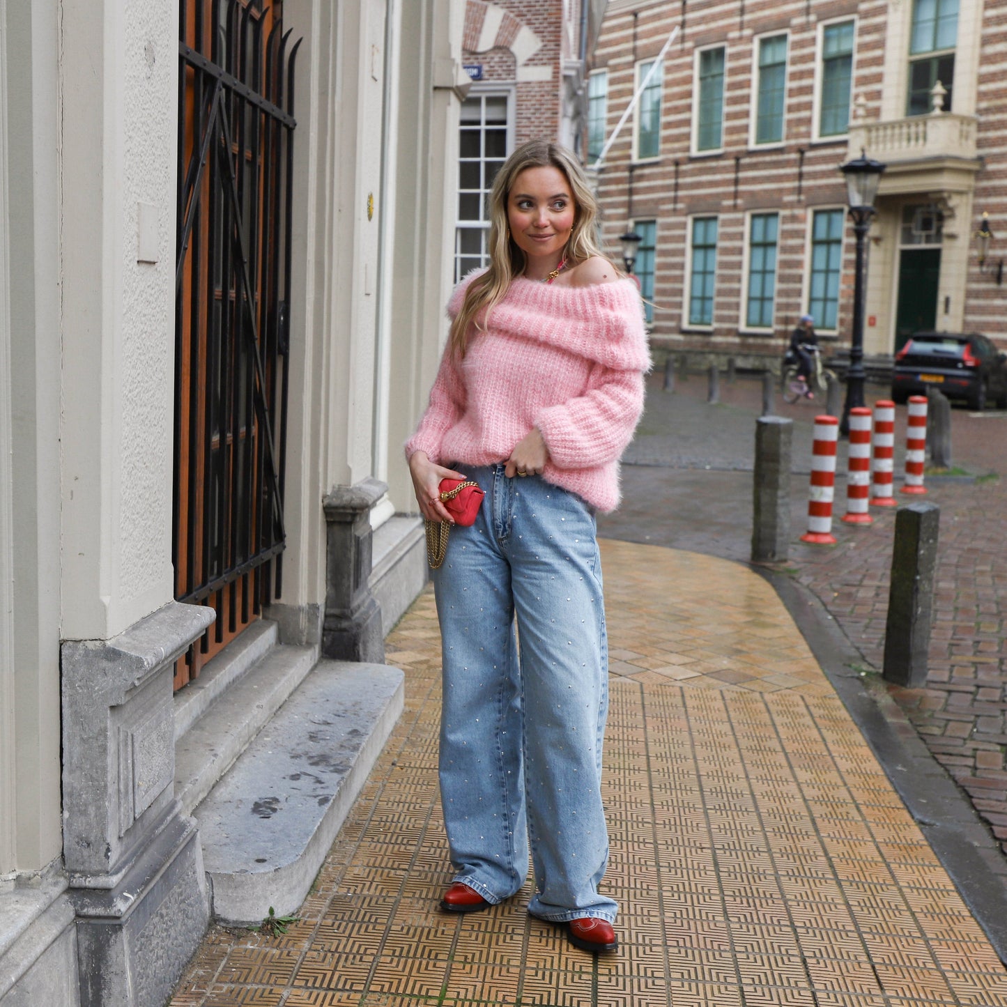 Trendy Off-Shoulder Trui Dames