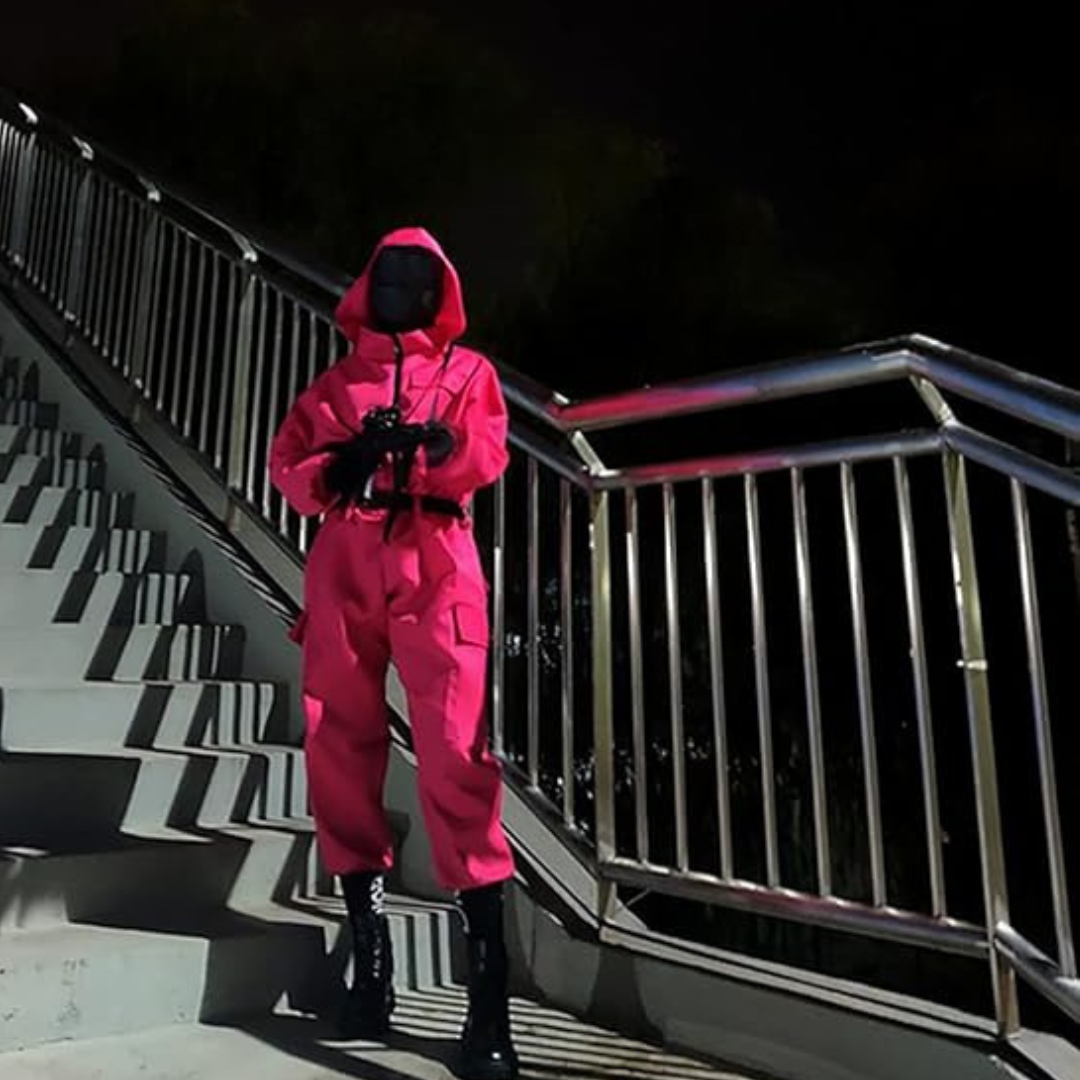 Unisex Halloween-kostuum met lange mouwen | Capuchon met ritssluiting aan de voorkant