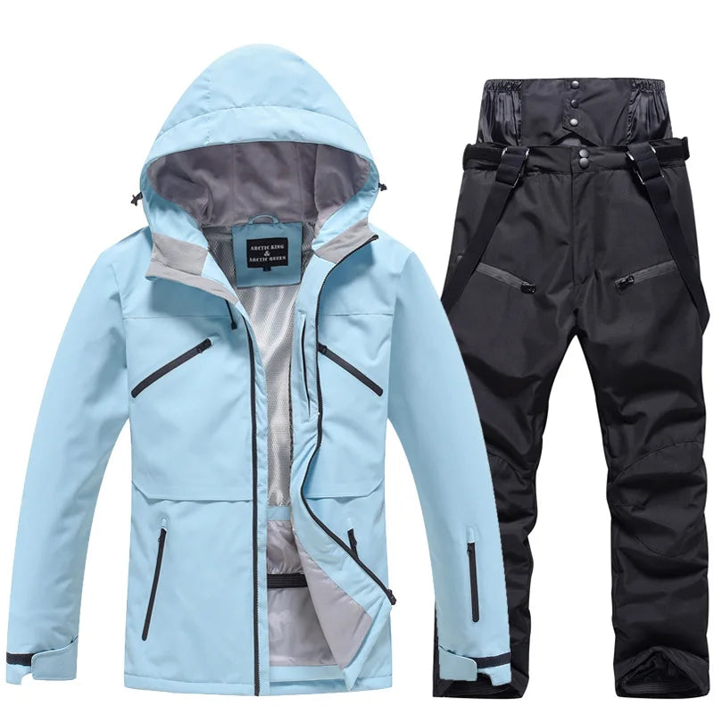 Unisex winterskikleding - Waterafstotend - Winddicht - Flexibele bewegingsvrijheid