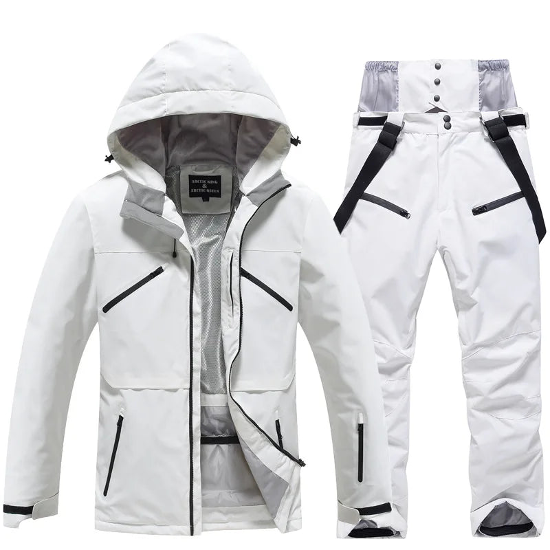 Unisex winterskikleding - Waterafstotend - Winddicht - Flexibele bewegingsvrijheid