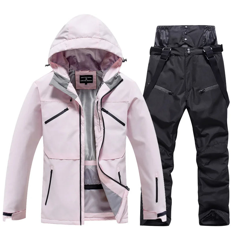 Unisex winterskikleding - Waterafstotend - Winddicht - Flexibele bewegingsvrijheid