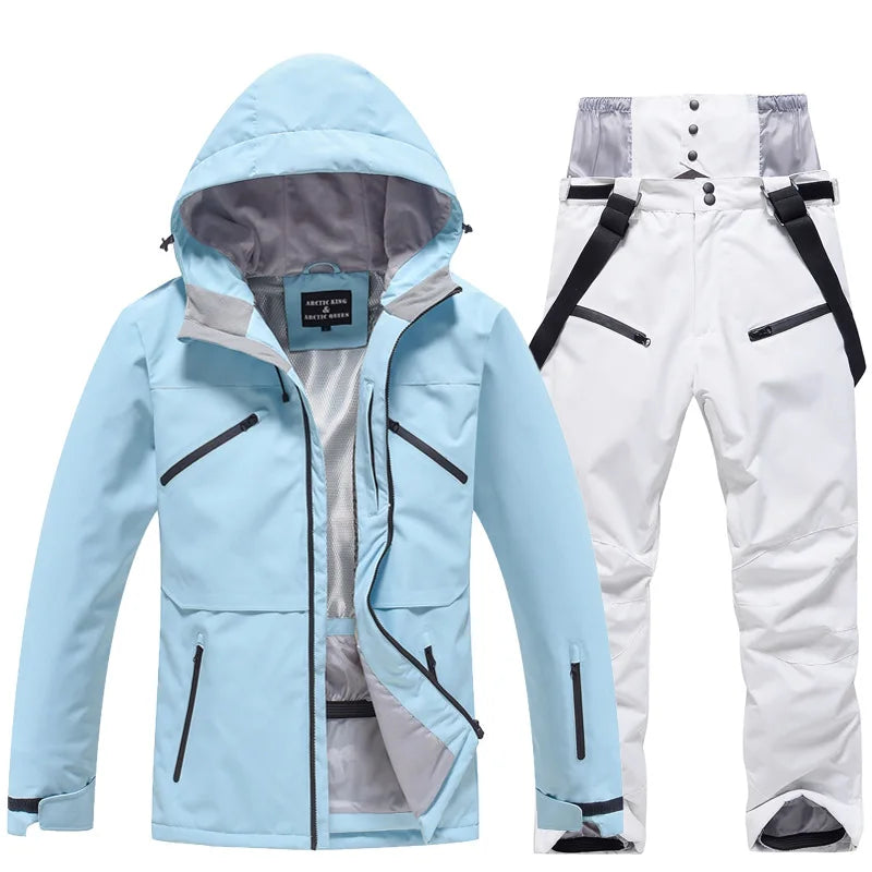 Unisex winterskikleding - Waterafstotend - Winddicht - Flexibele bewegingsvrijheid
