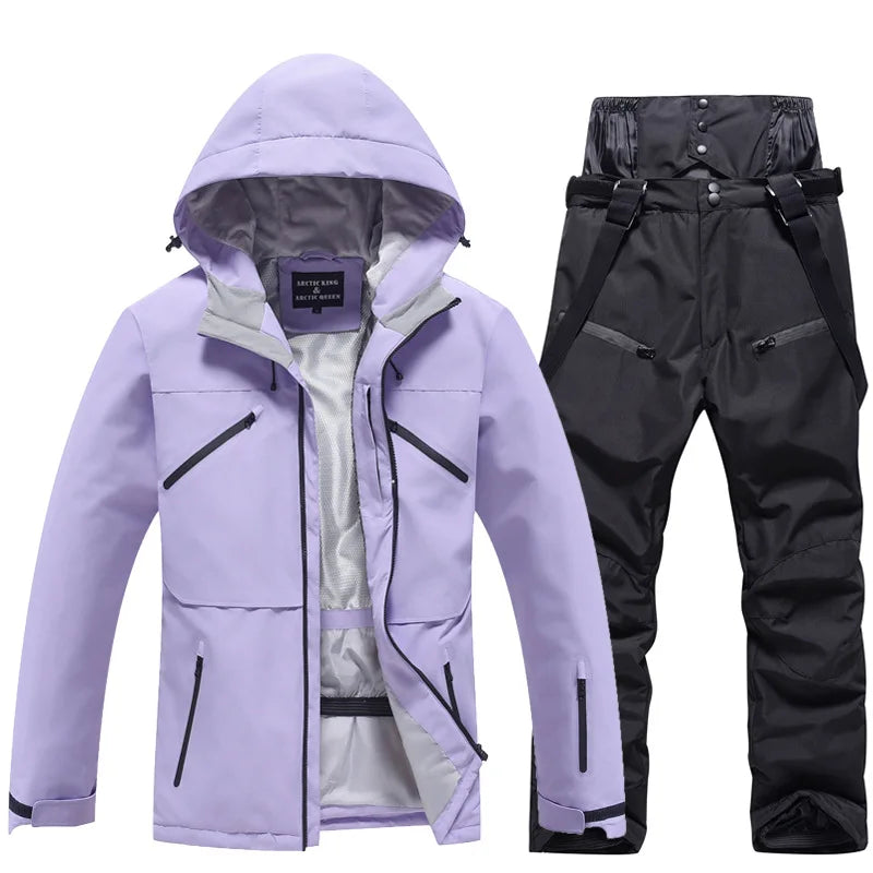 Unisex winterskikleding - Waterafstotend - Winddicht - Flexibele bewegingsvrijheid
