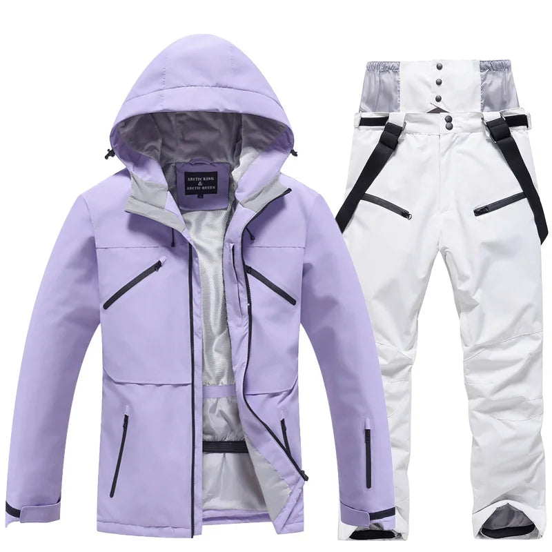 Unisex winterskikleding - Waterafstotend - Winddicht - Flexibele bewegingsvrijheid