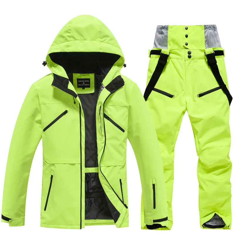 Unisex winterskikleding - Waterafstotend - Winddicht - Flexibele bewegingsvrijheid