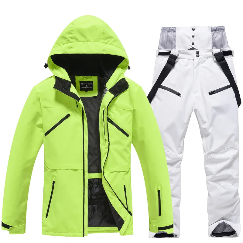 Unisex winterskikleding - Waterafstotend - Winddicht - Flexibele bewegingsvrijheid