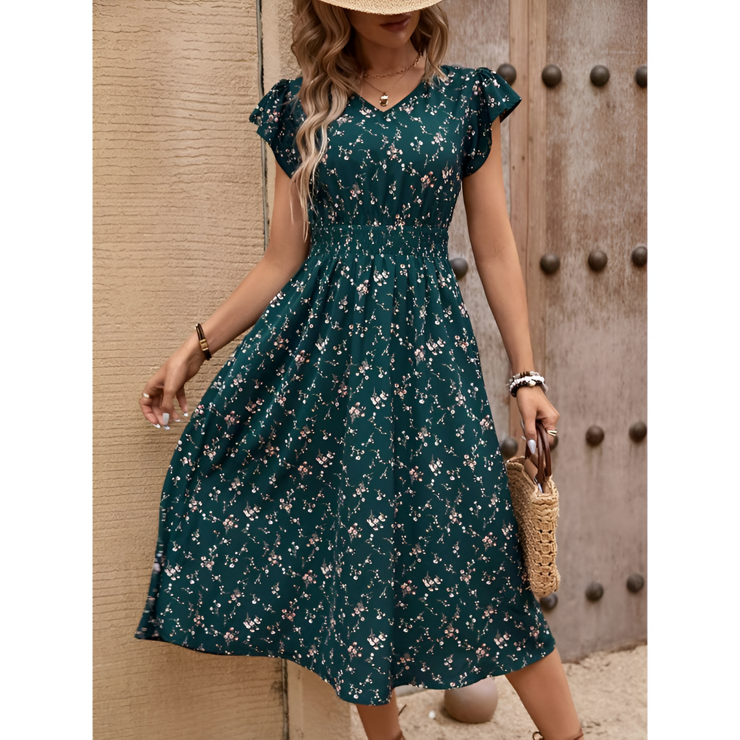 Dames A-lijn jurk – Elegante stijl – Comfortabele stof – Veelzijdige look