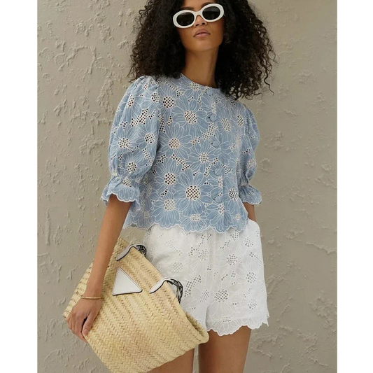 Damesblouse – Elegante stijl – Comfortabele pasvorm – Casual en formeel