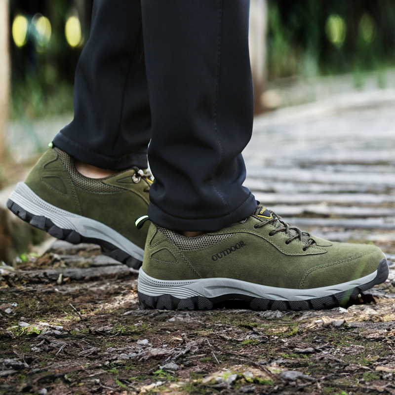Wandelschoenen voor heren - Antislipzool - Verstelbare veters - Duurzaam ontwerp