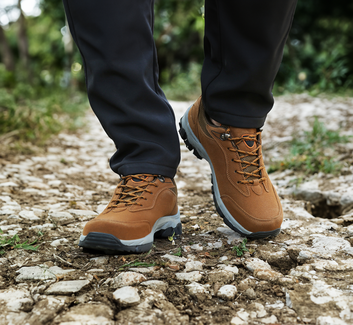 Wandelschoenen voor heren - Antislipzool - Verstelbare veters - Duurzaam ontwerp