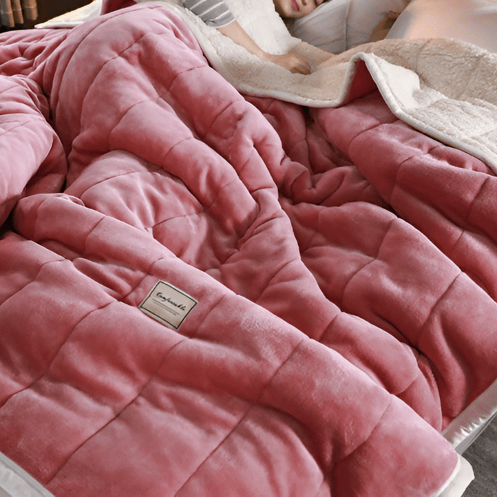 Warme Sherpa-deken, superzacht en veelzijdig, perfect om te ontspannen