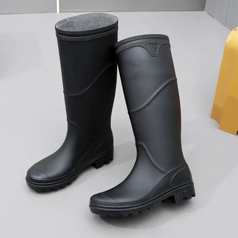 Heren regenlaarzen - Waterdicht - Klassiek ontwerp - Antislipzolen
