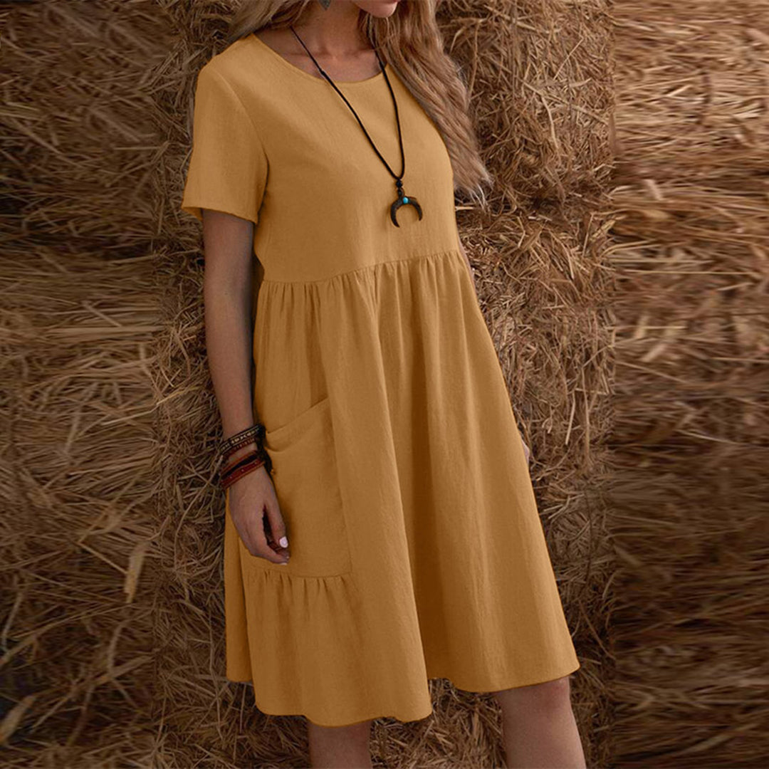 Dames zomerjurk – Zachte stof –Stijlvolle look – Veelzijdig te dragen