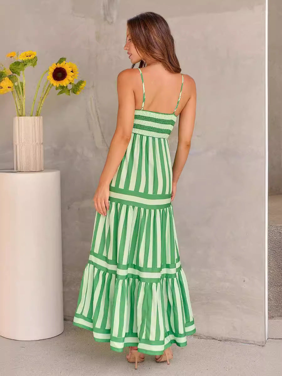 Dames zomerjurk – Lichtgewicht stof – Vloeiende pasvorm – Casual stijl