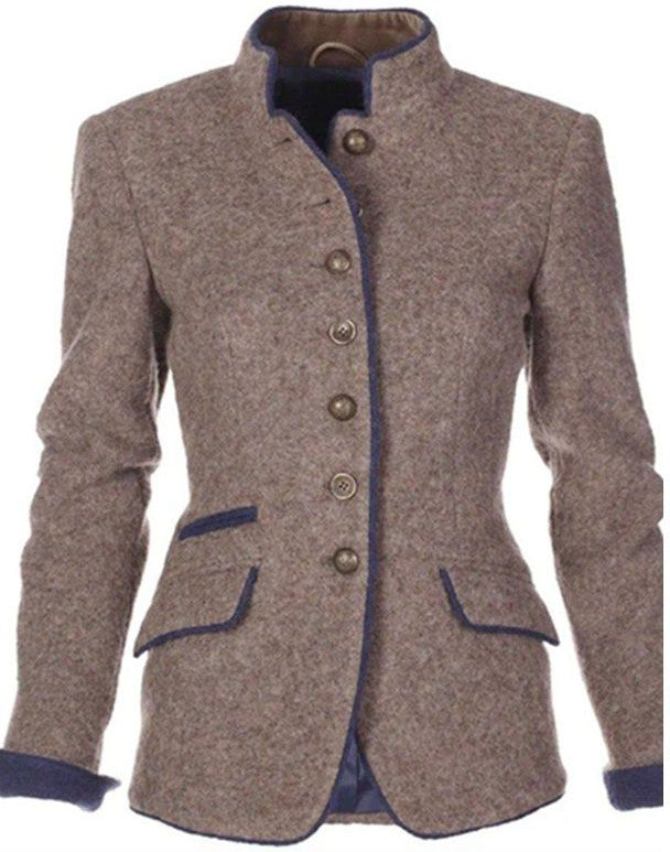 Damesblazer met lange mouwen – Elegant ontwerp – Comfortabele pasvorm – Veelzijdige stijl