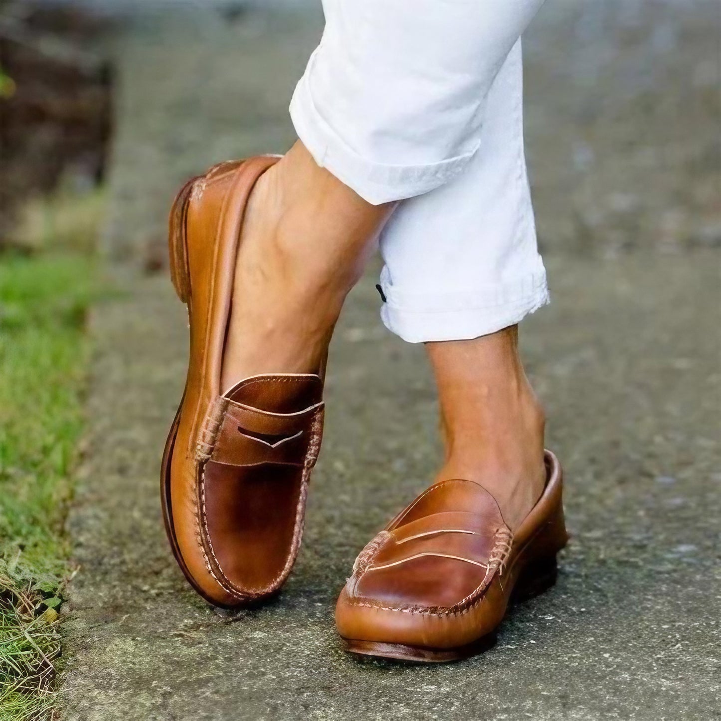 Dames casual schoenen – Orthopedische binnenzool – Moc Toe – Veelzijdige look