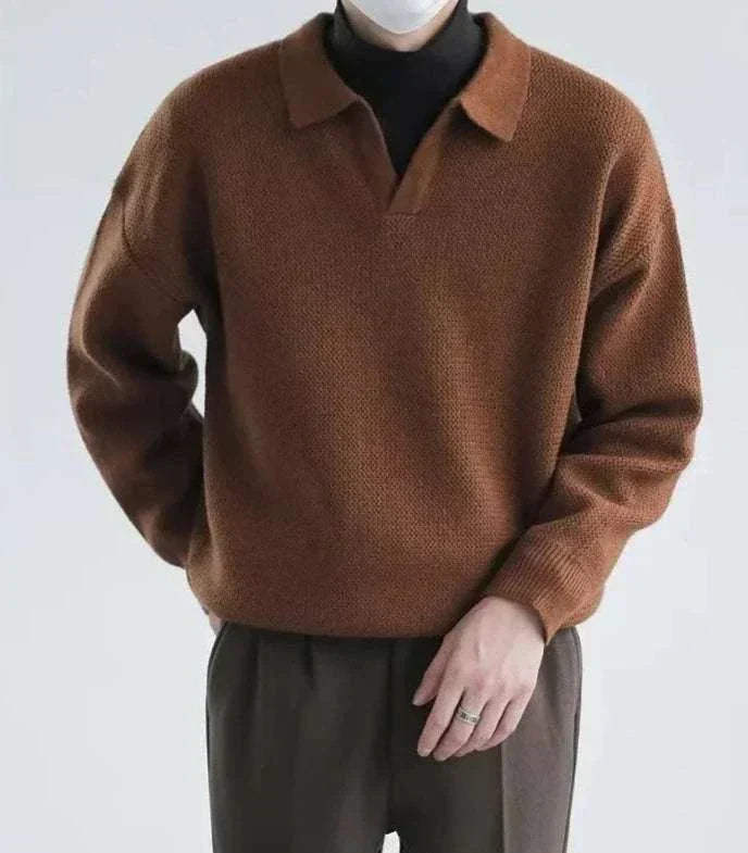 Heren Sweater - Koreaans Baggy Design - Ademend Polyester