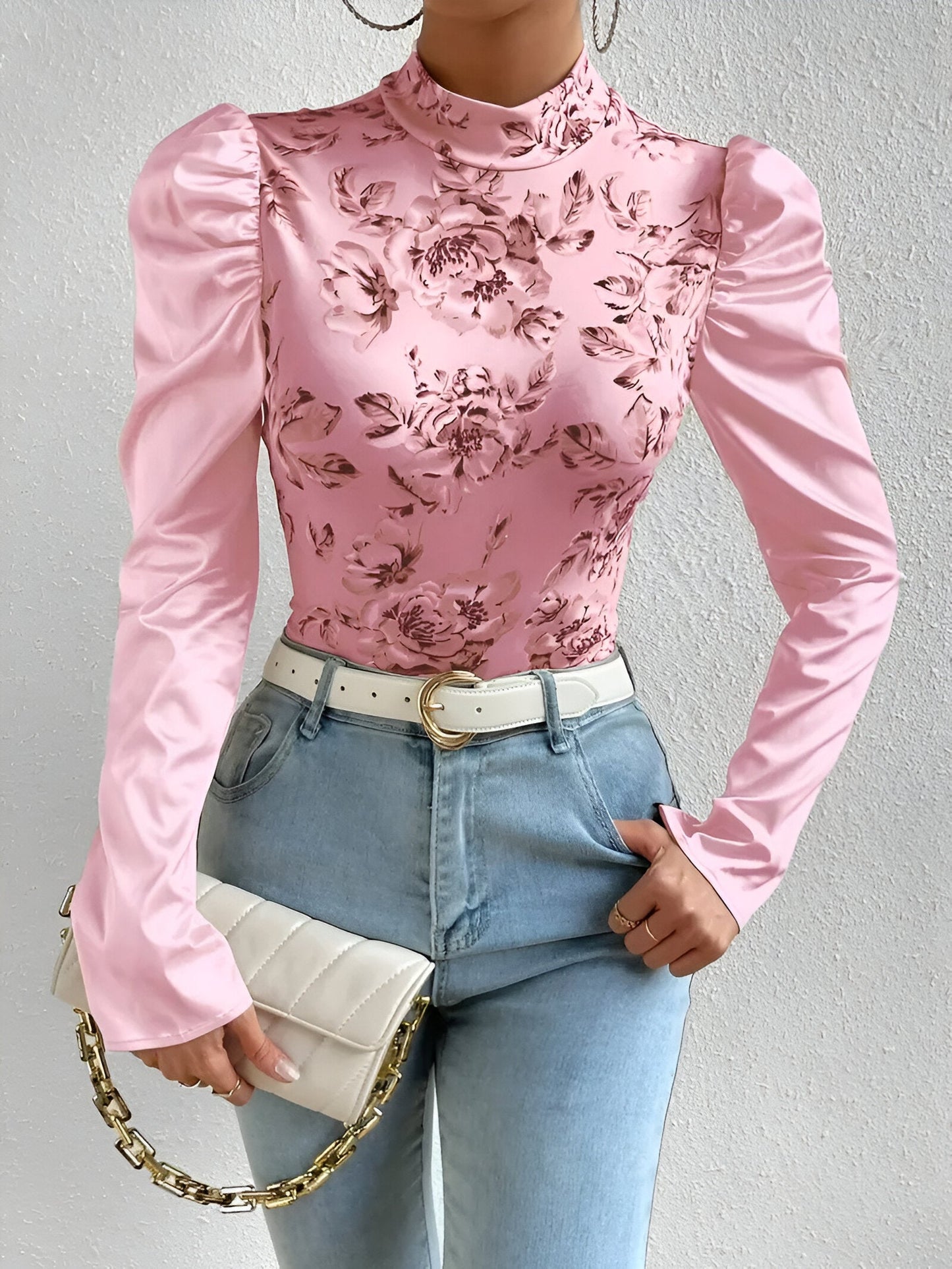 Variant image for Bloemenprint Blouse Met Pofmouwen-7