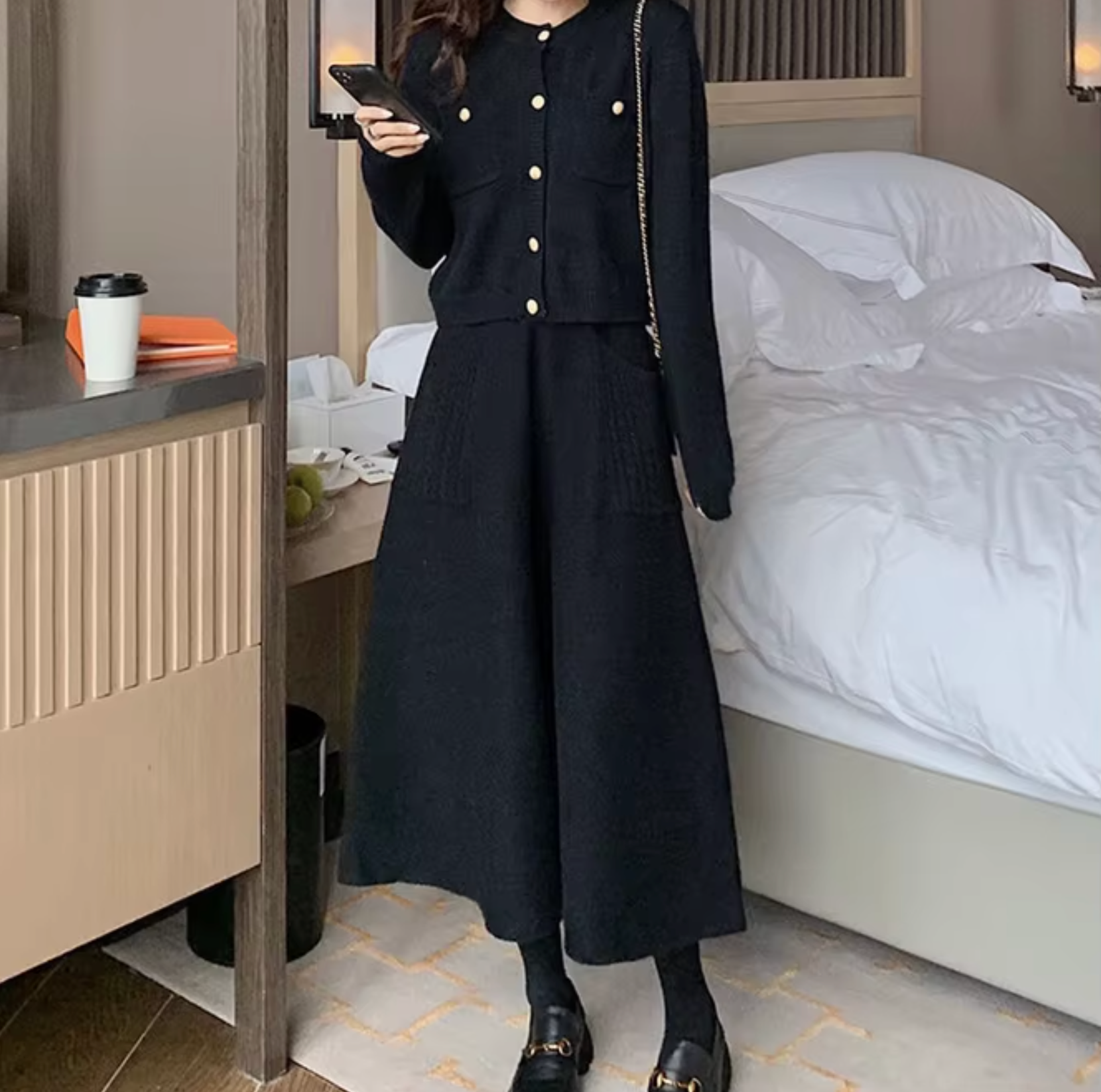 Variant image for Dames A-Lijn Lange Rok voor Elke Gelegenheid met Flatterende Pasvorm en Handige Zakken-5