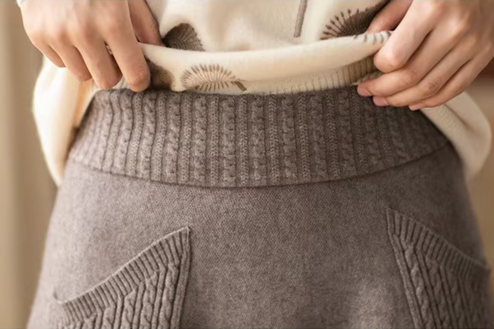 Dames A-Lijn Lange Rok voor Elke Gelegenheid met Flatterende Pasvorm en Handige Zakken-4