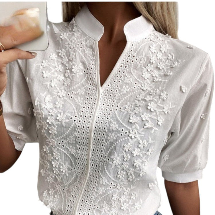 Dames Blouse | Kanten Blouse Voor Elke Gelegenheid | Lisa-4