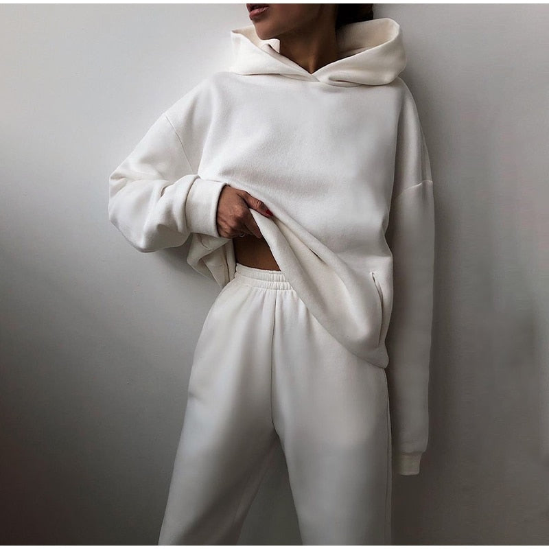 Dames Oversized Hoodie & Joggingbroek Set | Casual Loungewear Trainingspak