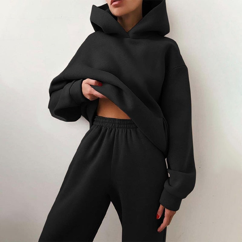 Dames Oversized Hoodie & Joggingbroek Set | Casual Loungewear Trainingspak