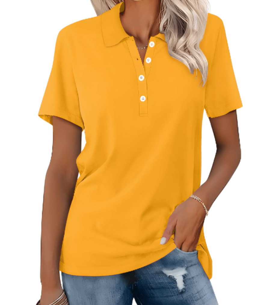Variant image for Dames Poloshirt Lange Mouw Katoen-36