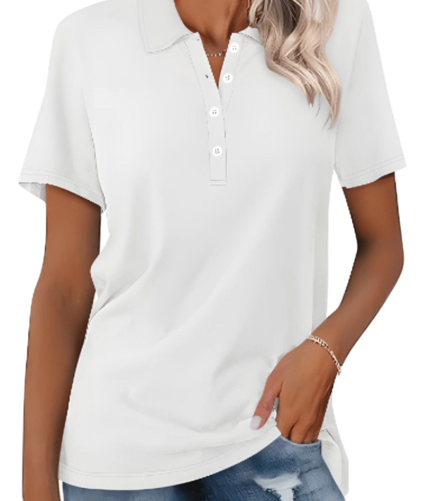 Variant image for Dames Poloshirt Lange Mouw Katoen-26