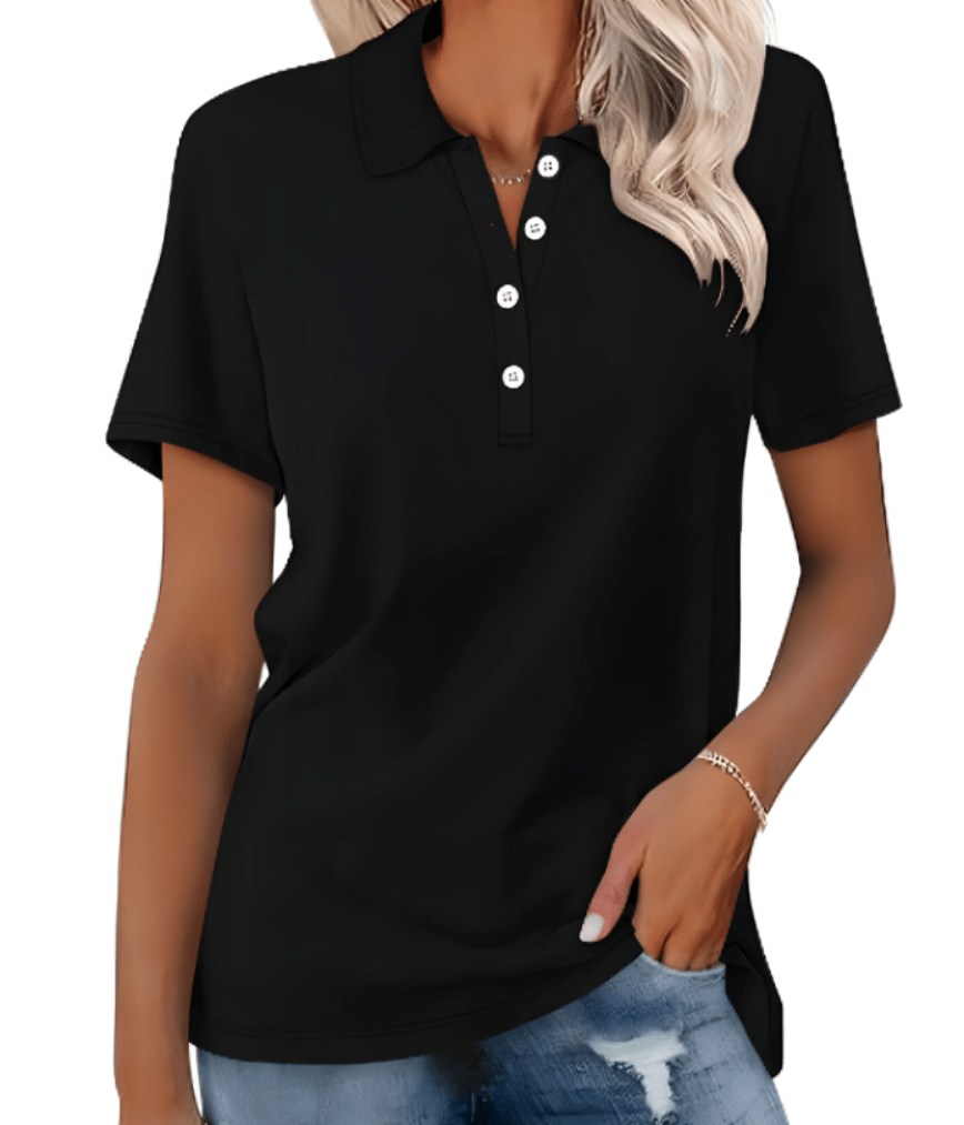 Variant image for Dames Poloshirt Lange Mouw Katoen-31