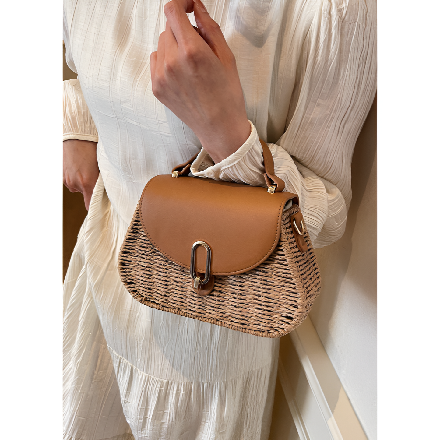 Damestas zomer - Geweven lichaam - Verstelbare riem - Chic gespdetail