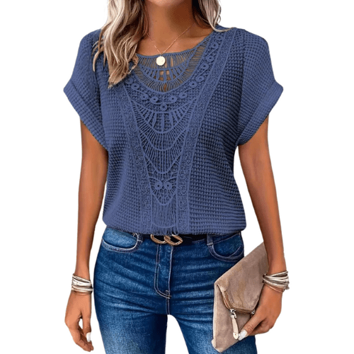 Variant image for Elegante Blouse Korte Mouw Dames-6