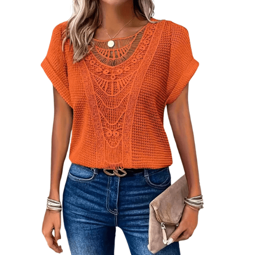 Variant image for Elegante Blouse Korte Mouw Dames-11