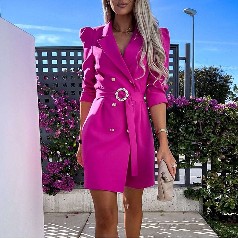 Damesblazerjurk – Chique look – Tailleaccentuerend – Veelzijdig te stylen
