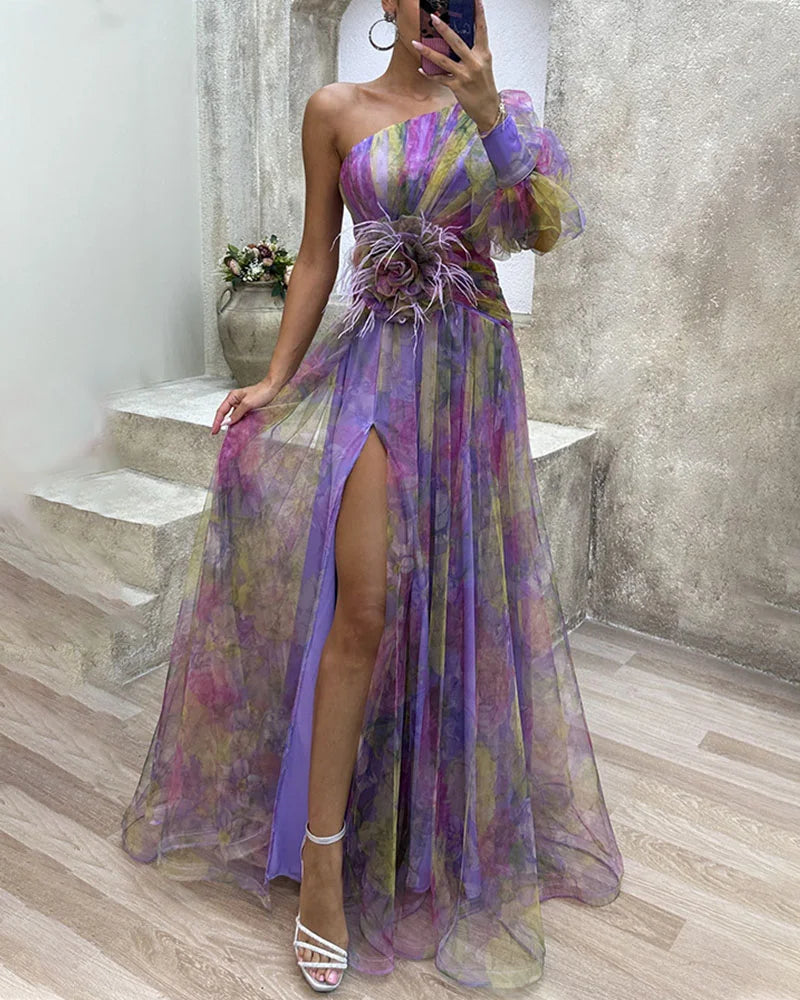 Elegante Gesplitste Jurk Voor Comfort-2