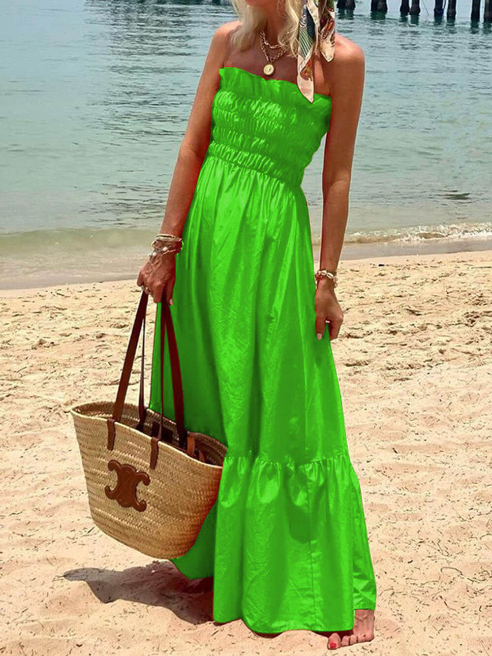 Variant image for Elegante Lange Maxi Jurk Dames-5