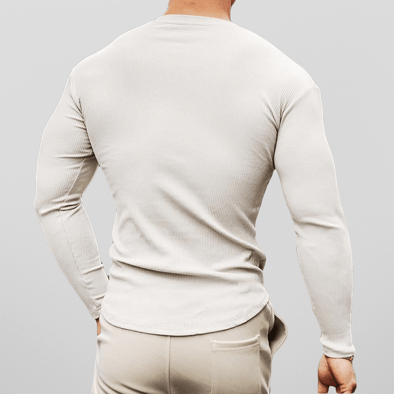 Elegante Longsleeve Heren Shirt-2