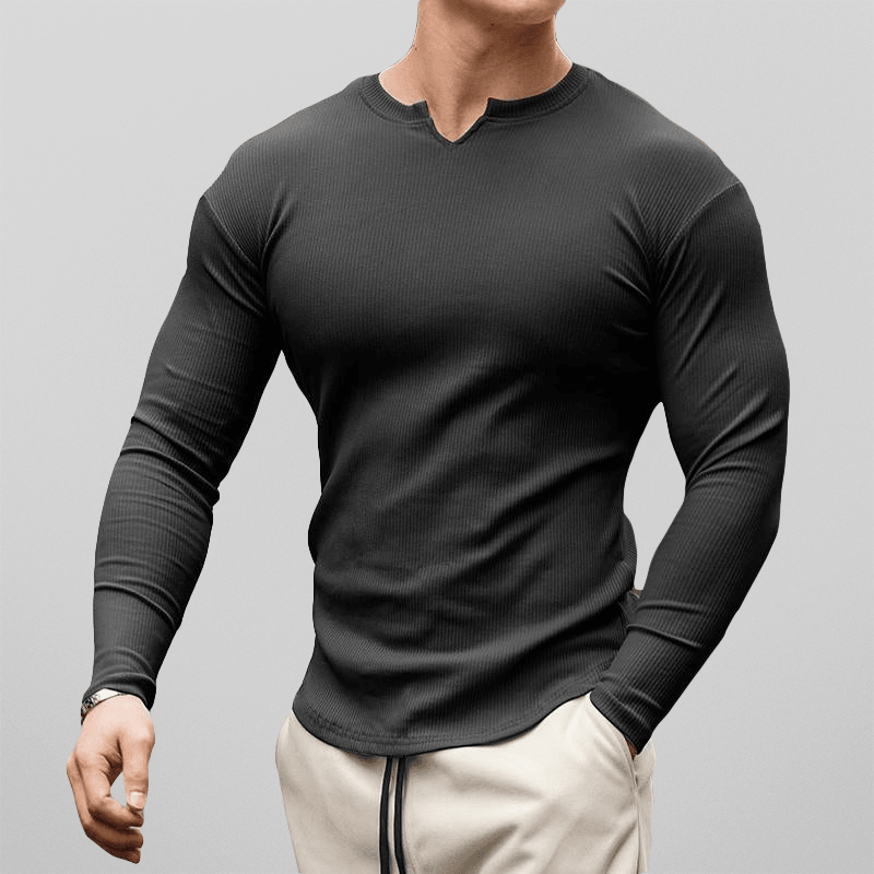 Elegante Longsleeve Heren Shirt-4