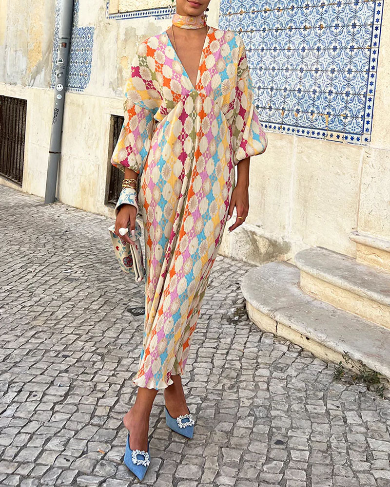 Variant image for Elegante Maxi Jurk Dames Zomer-1