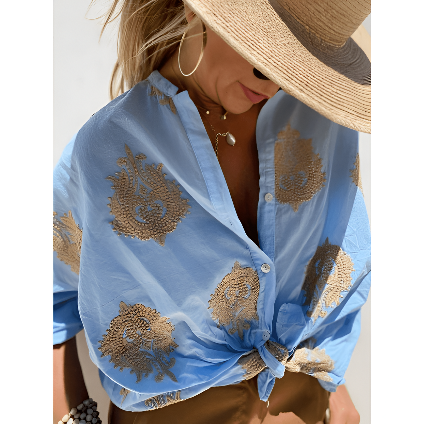 Dames Blouse - Lichtgewicht - Ademend - Strakke Snit
