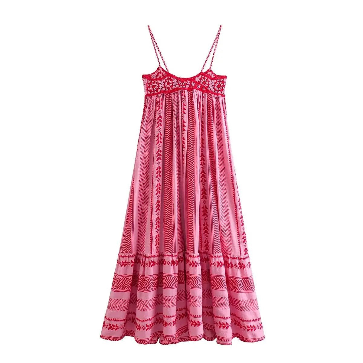 Dames Jurk - Mouwloos - Maxi-Lengte - Ademend Materiaal